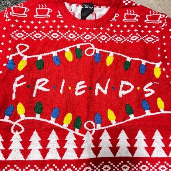 🎄 Friends TV Show Ugly Christmas Sweater Forever 21 – Size Small NWT Holiday - Picture 8 of 14